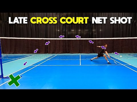 Late Cross Court Net Shot || Cross Net Series Pt 3
