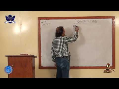 Pakistan Studies Lecture-4 LLB 5 Years Program