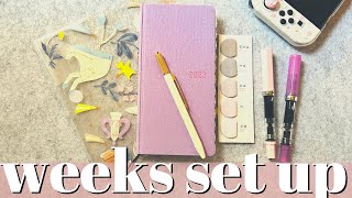 Hobonichi Weeks Set up | Health & Wellness | 2023 Planners