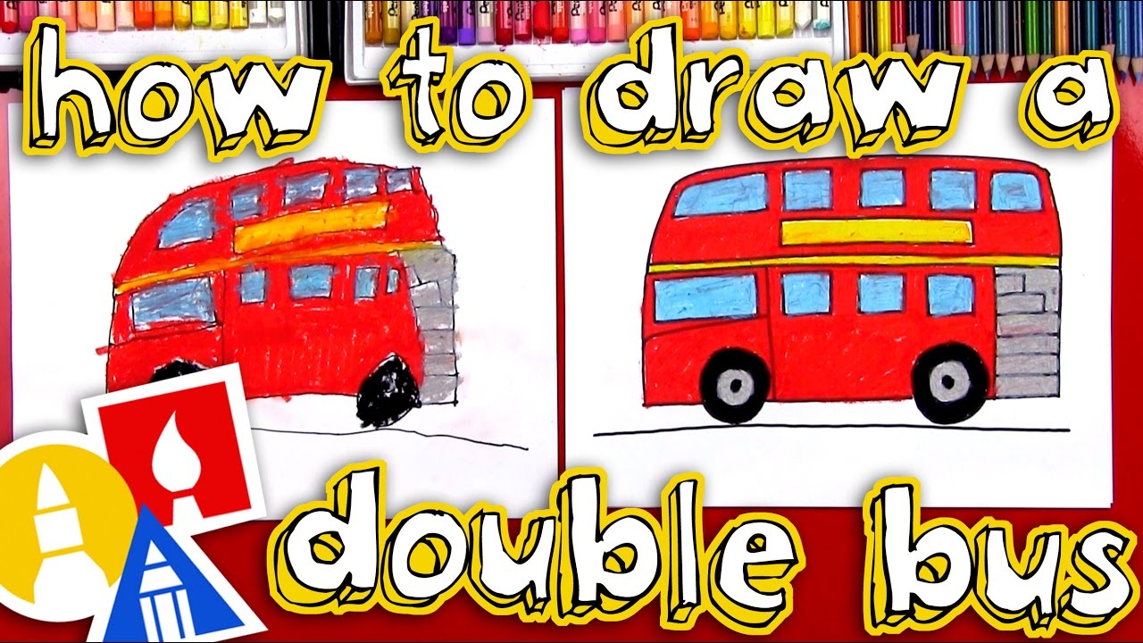 How To Draw A Double Decker Bus