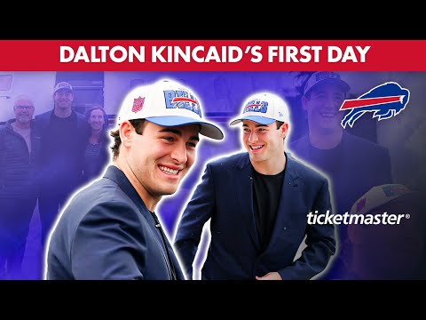 Exclusive, Behind-the-Scenes Look At Dalton Kincaid's First 24 Hours With The Buffalo Bills!