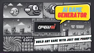 Build an AI Game Generator with CrewAI: One Prompt = Unlimited Games!
