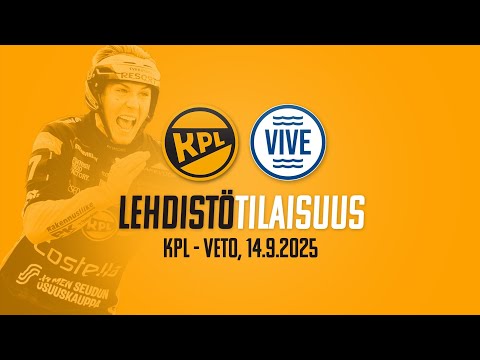 Lehdistötilaisuus 2. pronssiottelu KPL - ViVe 14.9.2025