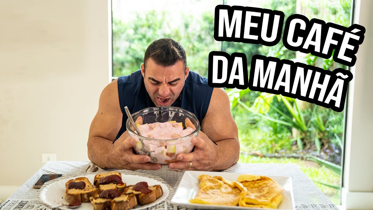 O QUE UM BODYBUILDER COME NO CAFÉ DA MANHÃ? | RAFAEL BRANDÃO