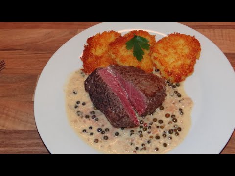 Kochen mit Traudl - Pfefferrahmsoße mit Steak