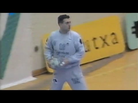 Paradón de Jordi Núñez. CE 1995/96. Bidasoa-Barcelona. Final-Vta. Irún.