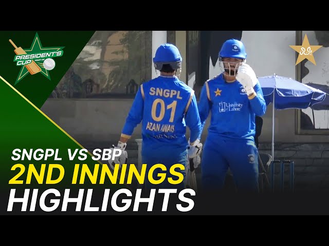 2nd Innings Highlights | SNGPL vs SBP- President’s Cup Grade I 2025-26 | PCB | M2V1K