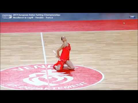 EUROTWIRL 2019 SEMI FINALE JUNIOR WOMEN ANAIS DIAS FRANCIA