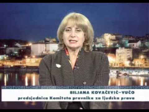 Biljana Kovacevic Vuco - Otvoreno HRT, part 6 (27.10.2009.)
