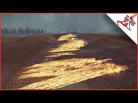 1850 IRONDRAKES vs 7000 HANDGUNNERS - Total War: WARHAMMER