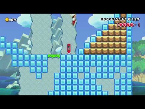 6-1:Koopa Kingdom Frozen Wastes by Myuu - Super Mario Maker - No Commentary 1bk
