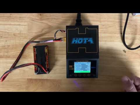 Hota D6 + AC:DC Dual Channel Smart Charger Basic functions