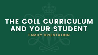 The COLL Curriculum and Your Student - Fall '25