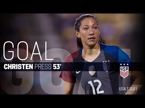 WNT vs. Switzerland: Christen Press Goal - Oct. 23, 2016