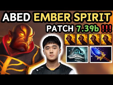 🔥 NEW PATCH 7.39b - Abed EMBER SPIRIT Midlane Gameplay 🔥 Master Tier From ABED - Dota 2