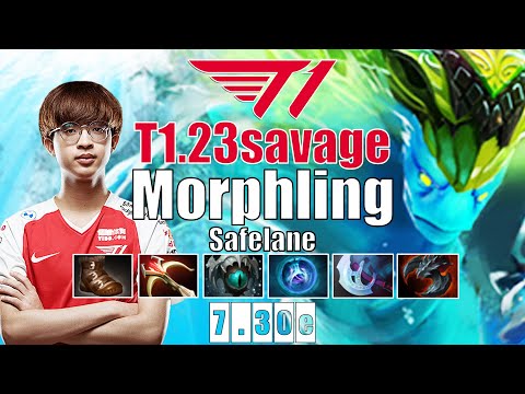 Morphling Safelane | T1.23savage | USE MORPHLING TO GAIN MMR LIKE A BOSS | 7.30e Gameplay Highlights