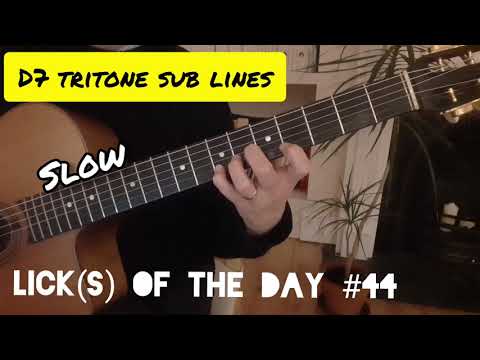 Gypsy Jazz Licks - Lick Of The Day #44 - D7 Tritone Sub