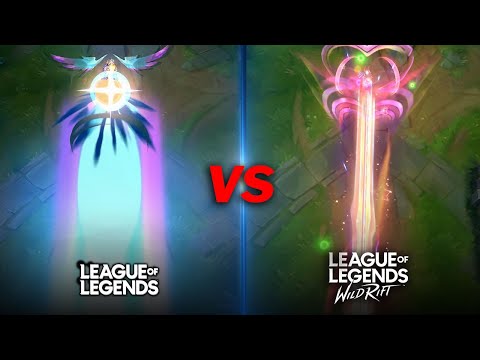 Lovestruck Lux VS Soul Fighter Lux : Skin Comparison | Wildrift, LOL PC