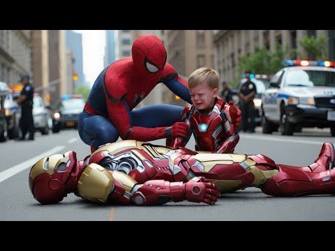 🕷️ Unexpected Team-Up: Spider-Man and What Happened to Iron Man | 🤖 AI Superhero Short Film