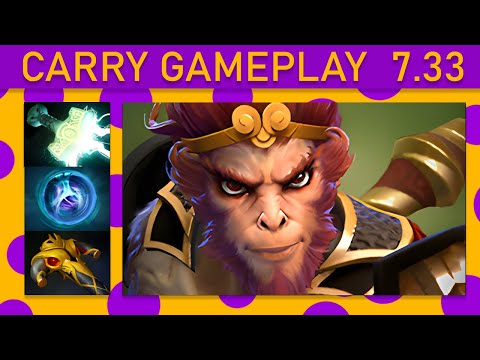 🌟25+ Kills! New Patch Monkey King Carry Gameplay - Dota 2 Top MMR