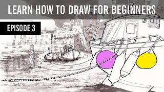 Learn HOW TO DRAW for BEGINNERS - Episode 3 - | Observation & Texture Techniques Tutorial