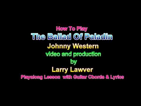 The Ballad Of Paladin, Johnny Western