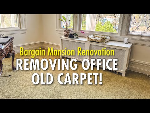 Bargain Mansion DIY | Removing Carpet to Reveal Wood Floors (Phase 1)