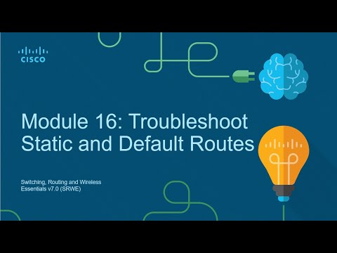 Module 16 Troubleshoot Static and Default Routes