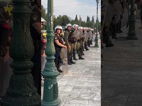 Protesters gather in Athens to denounce Israel’s attacks on Palestine