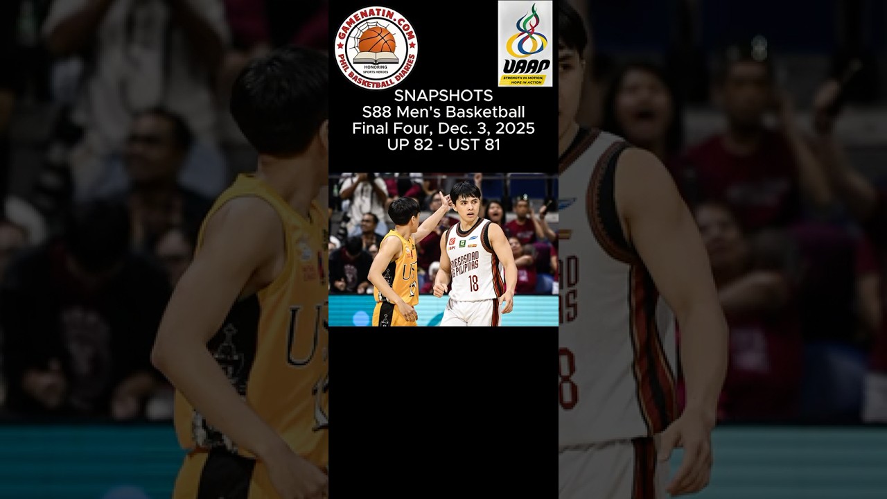 Snapshots: Men's Basketball Final 4 - UP 82 - UST 81