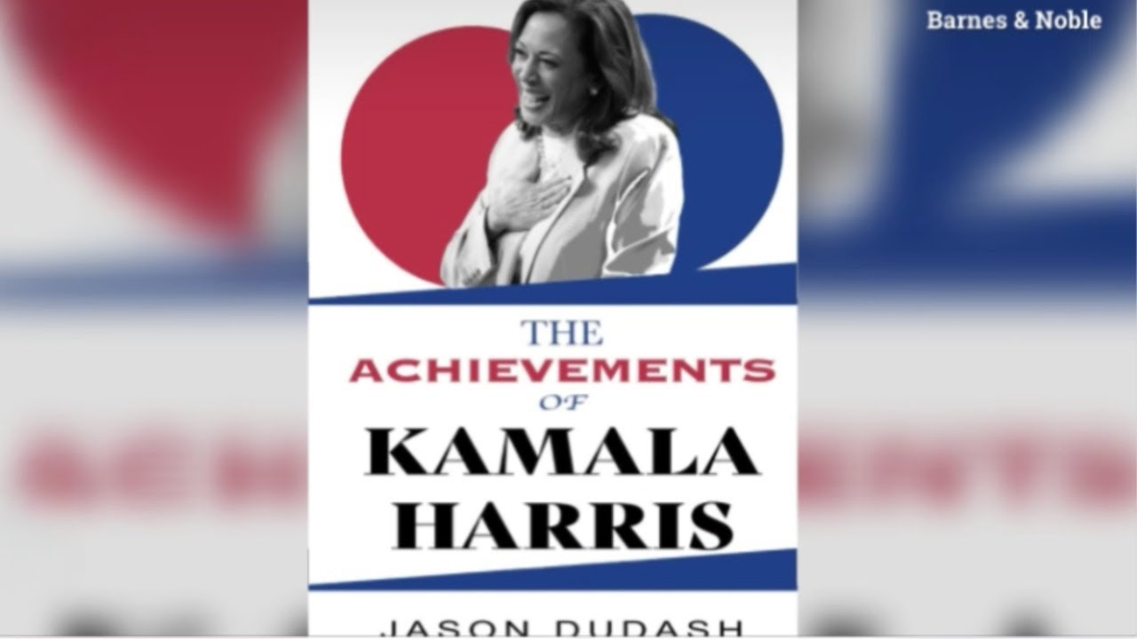 Mostly blank 'The Achievements of Kamala Harris' book becomes Amazon bestseller