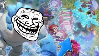COSA Succede SE uso l'ICE GOLEM in Difesa ❄️ Clash of clans