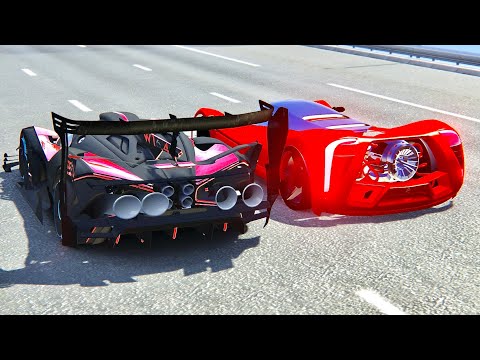 Bugatti Bolide GTR vs Ferrari Marte 2050 Concept - Drag Race 20 KM