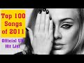 Top 100 Songs Of 2011 Official Top 100 Hits Of 2011 In The UK