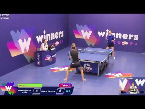 WINners CUP table 2  30.01  Palazhchenko Iuliia - Gasiul Tatiana 12:00