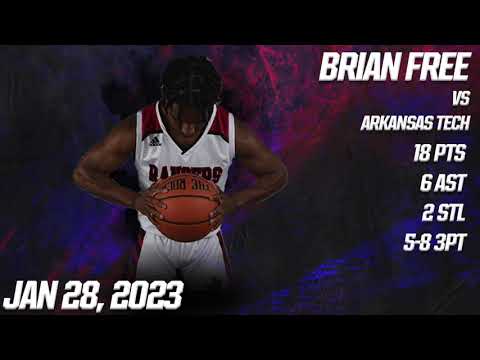 Brian Free NWOSU vs Arkansas Tech 18pts 6asts 2stls 5-8 3ptrs