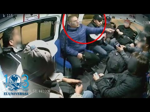 “Quietos prietos”, así asaltan combi del Edomex