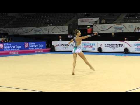Jazzy Kerber - Clubs - 2015 World Rhythmic Gymnastics Championships - Qualification