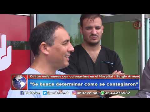 Dieron positivos cuatro enfermeros del Hospital