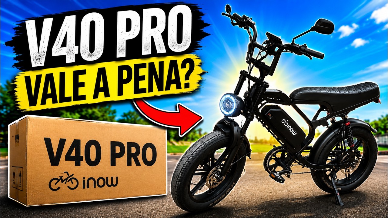 Bicicleta Elétrica INOW V40 PRO - A Melhor em 2026! Vale a pena comprar? 🤔