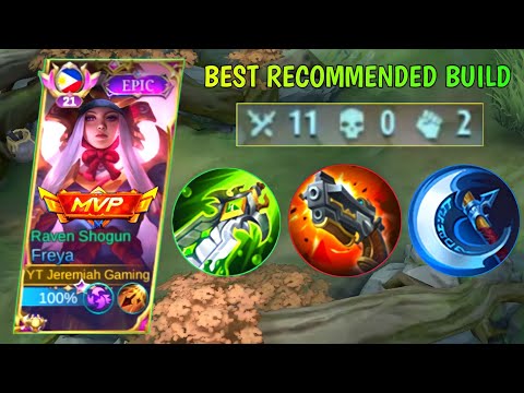 BEST RECOMMENDED BUILD FOR FREYA EASY RANK UP🔥 | FREYA BEST BUILD 2023 | MUST WATCH | MLBB