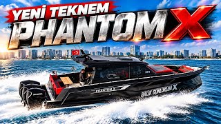 YENİ TEKNEM PHANTOM X | 1050 Beygirlik Süper Spor Yat 🔥