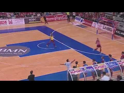 Gol de Sergio (2-5) en el ElPozo Murcia - Catgas Energía. J2. Primera Div