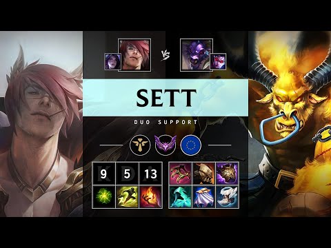Sett Support vs Alistar - EUW Master Patch 25.06