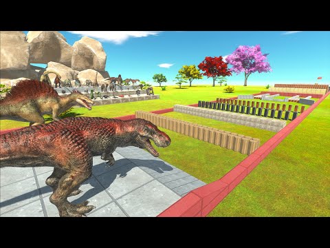 Block Push Dinosaur Power Tournament - Animal Revolt Battle Simulator
