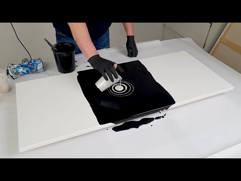 The Whole SHEBANG of Pearls / Acrylic Pour Painting