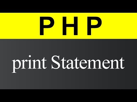 print Statement in PHP Hindi