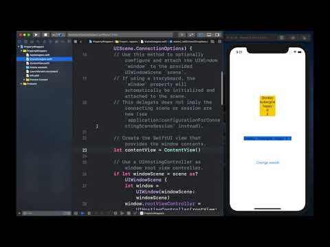SwiftUI | Property Wrappers - @EnvironmentObject