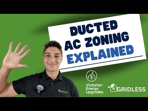 Video thumbnail about ducted air conditioning zoning
