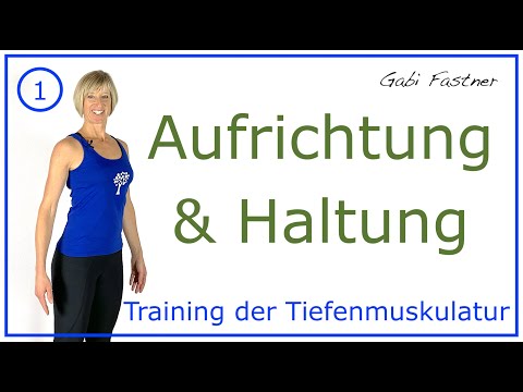 1von5🍀 22 min. Aufrichtung und Haltung | Tiefenmuskulatur trainieren, ohne Geräte